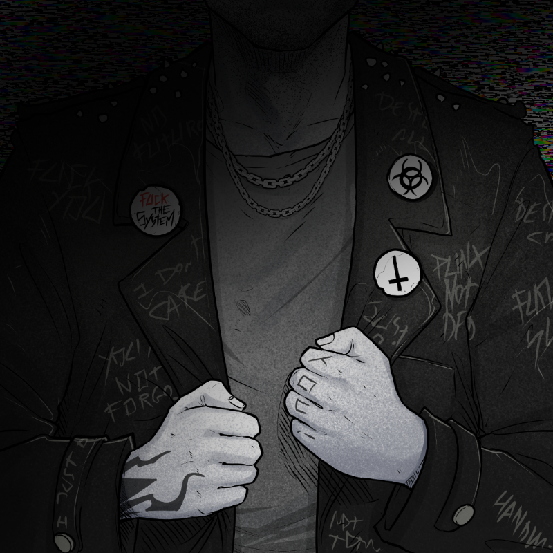 PUNX NOT DEAD #636 static token preview