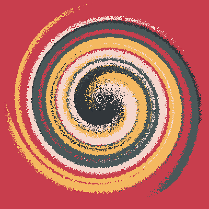 Ditherwhirl #256 static NFT preview