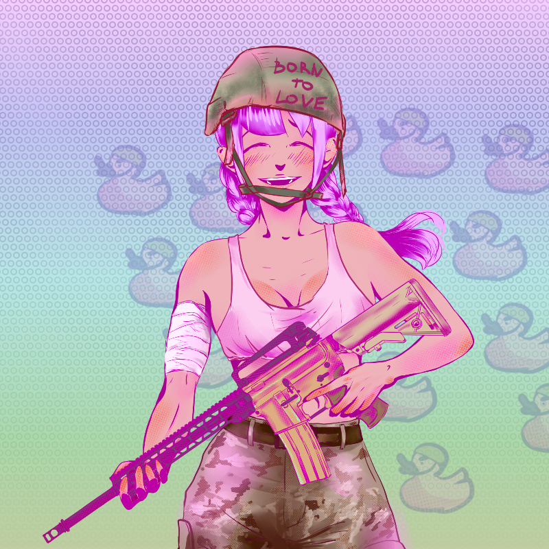 Waifu with a raifu! #25 static NFT preview