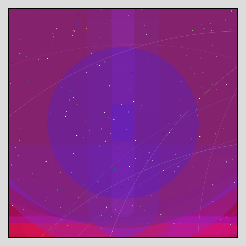 Color Field Starry B #45 static token preview