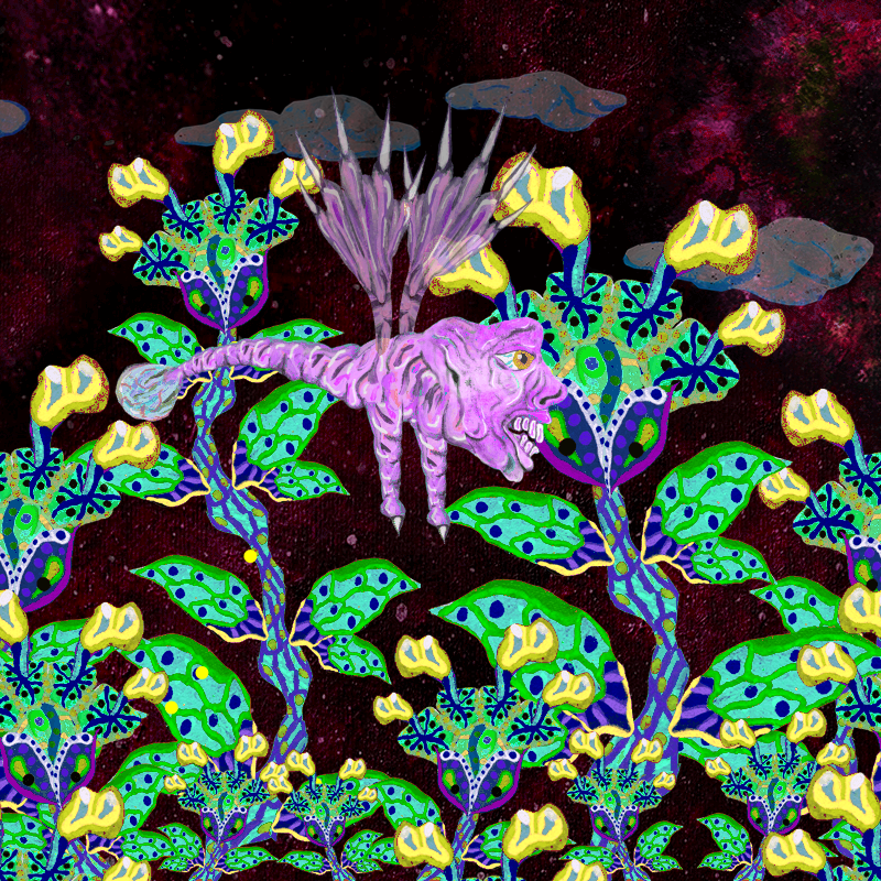 Fireflies and Flower Gardens #140 static NFT preview