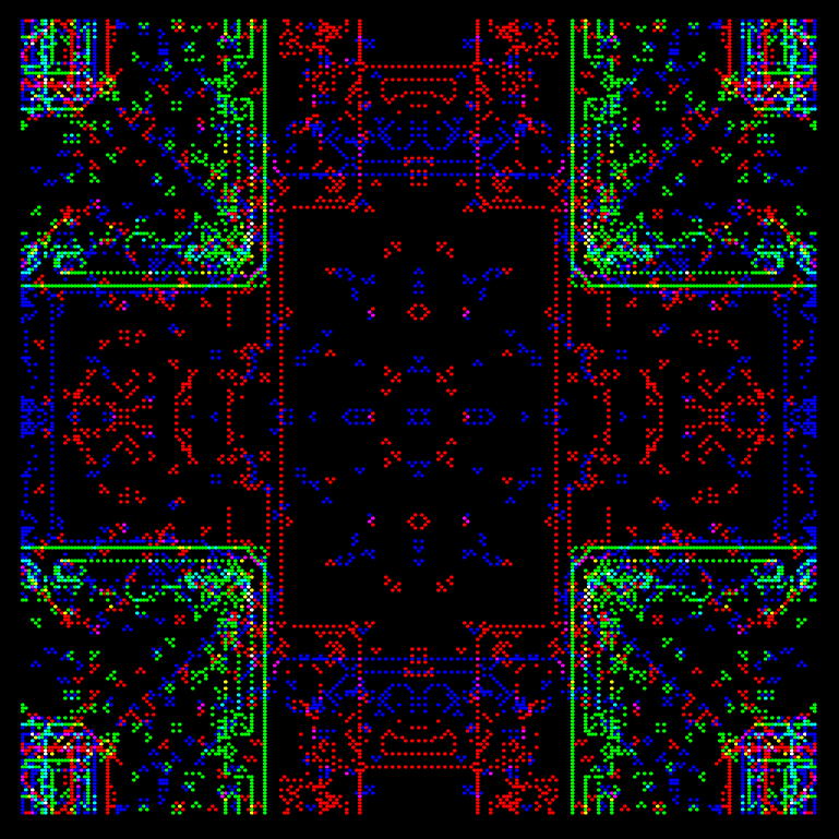 octomatonRGB #80 static NFT preview