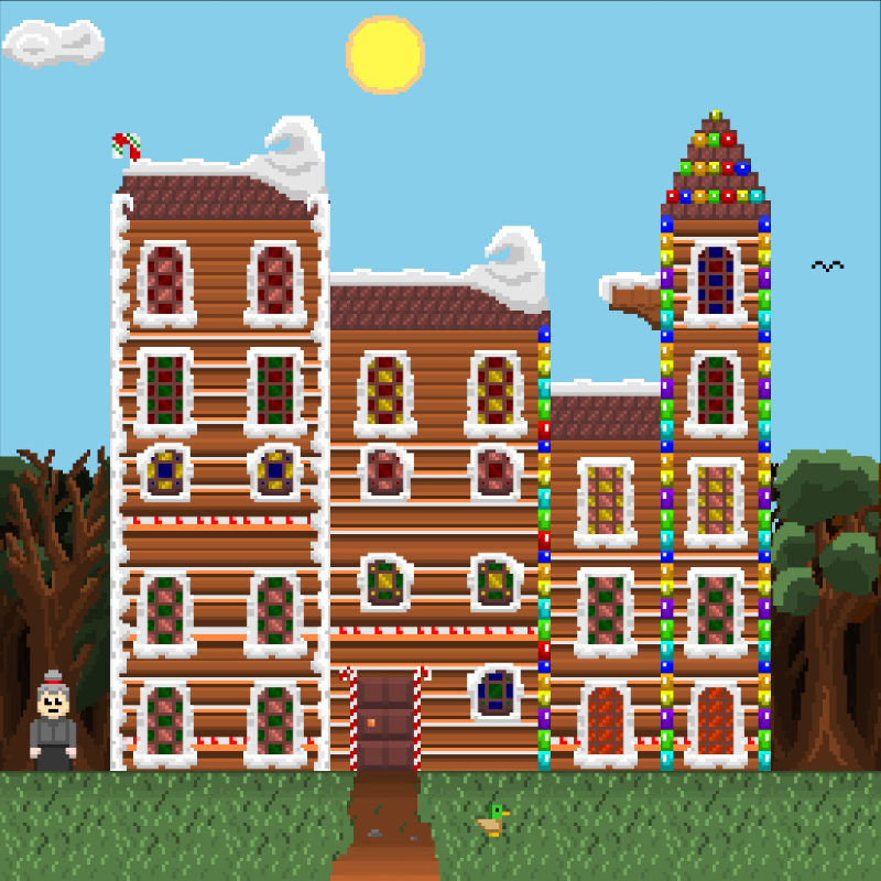 2D Mansion Candy House #86 static token preview