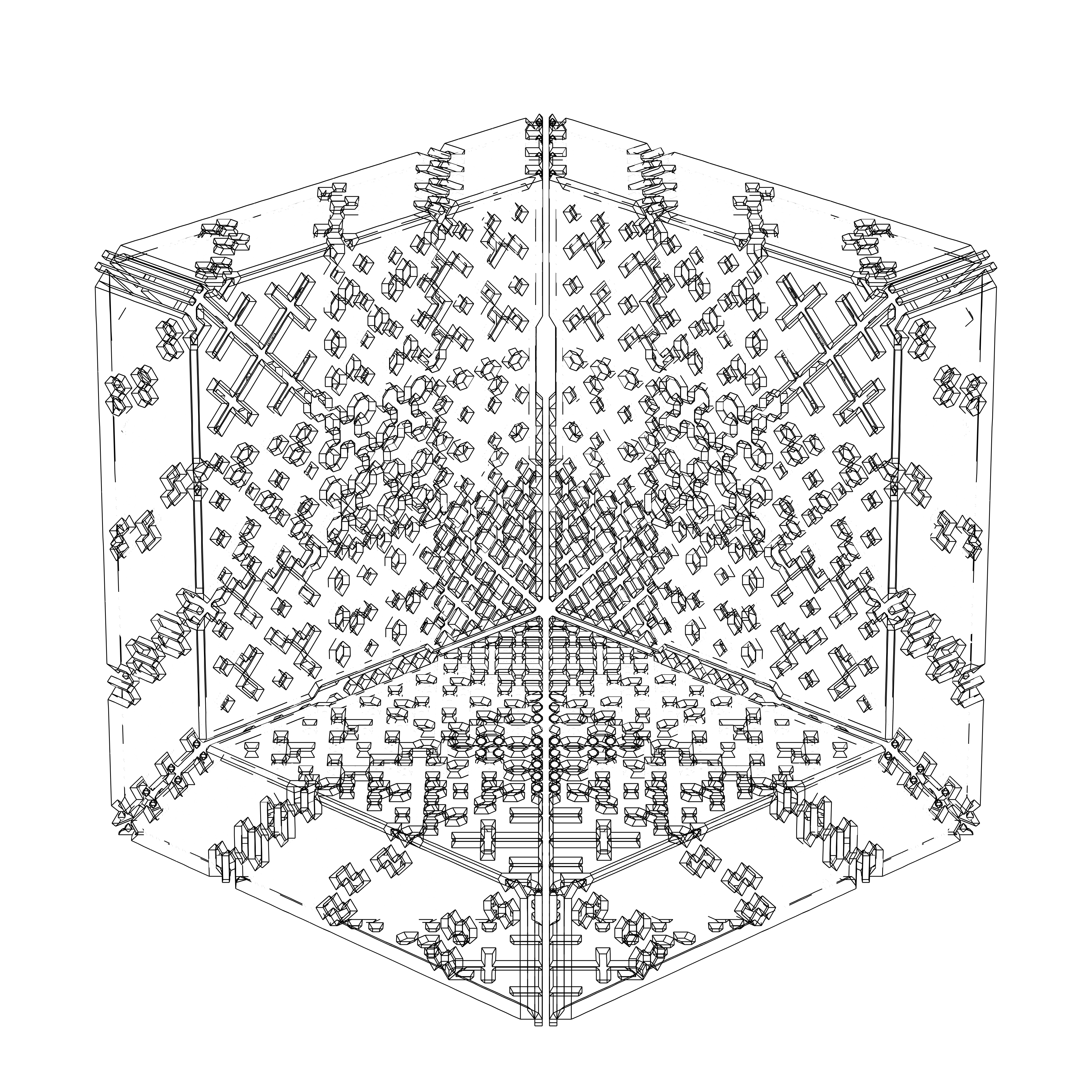 LL21 Alien Art Cube #854 static NFT preview