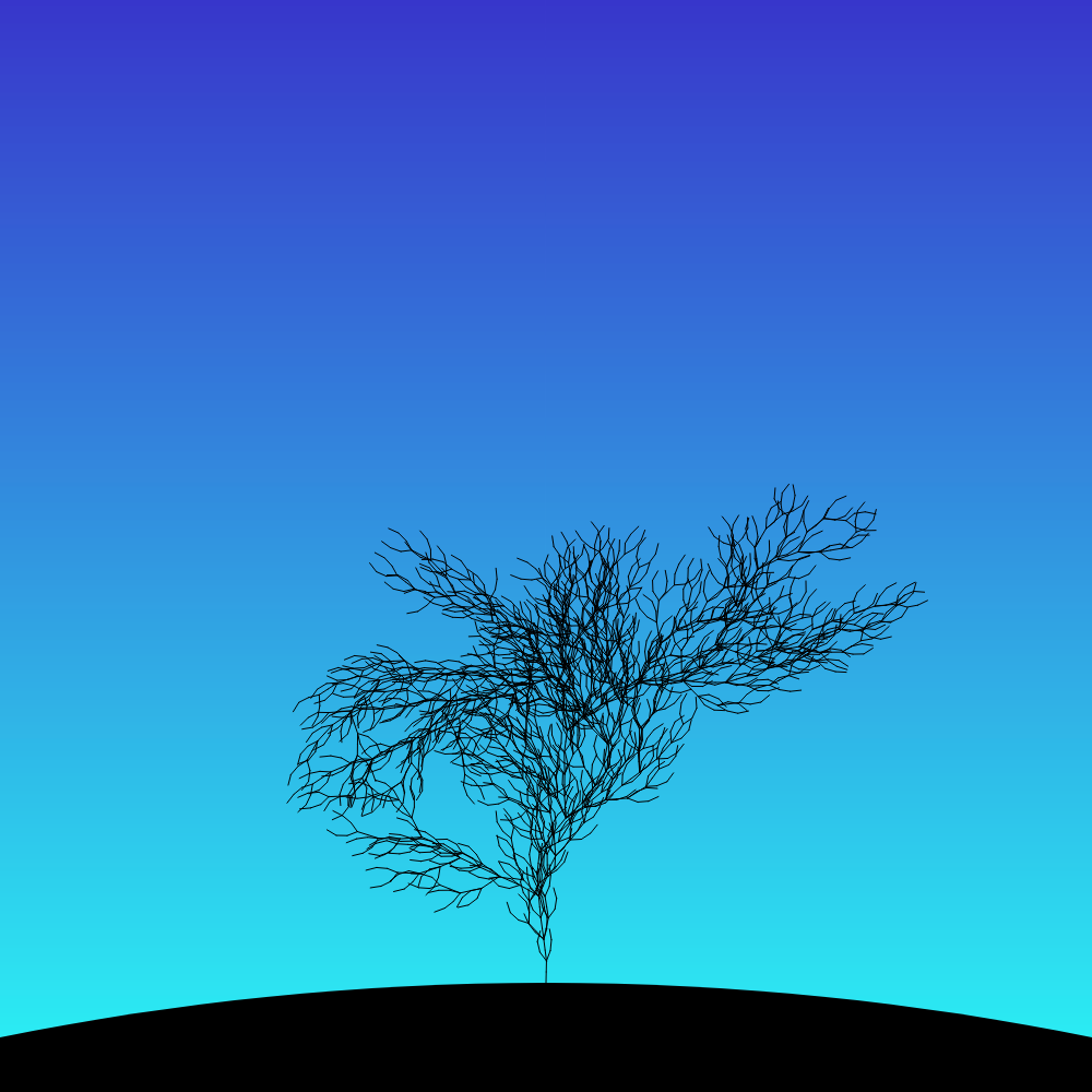 Fractal-Lsystem Tree #20 static token preview