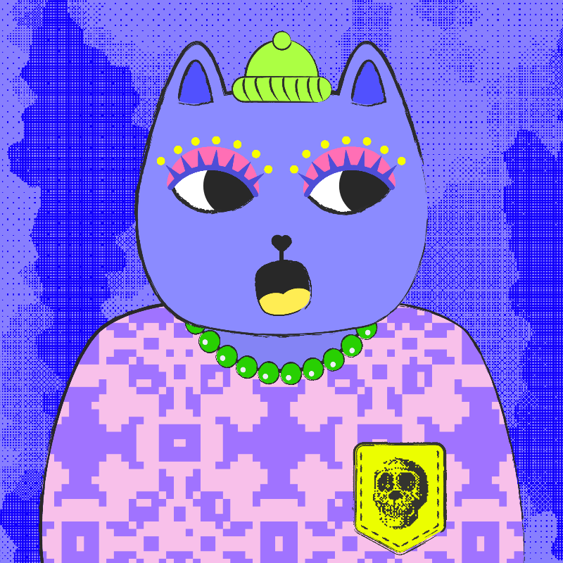 hash cats – genesis #105 static NFT preview