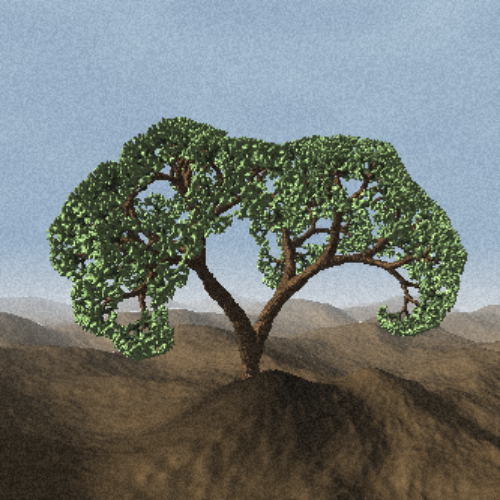 Lonely Tree #56 static NFT preview