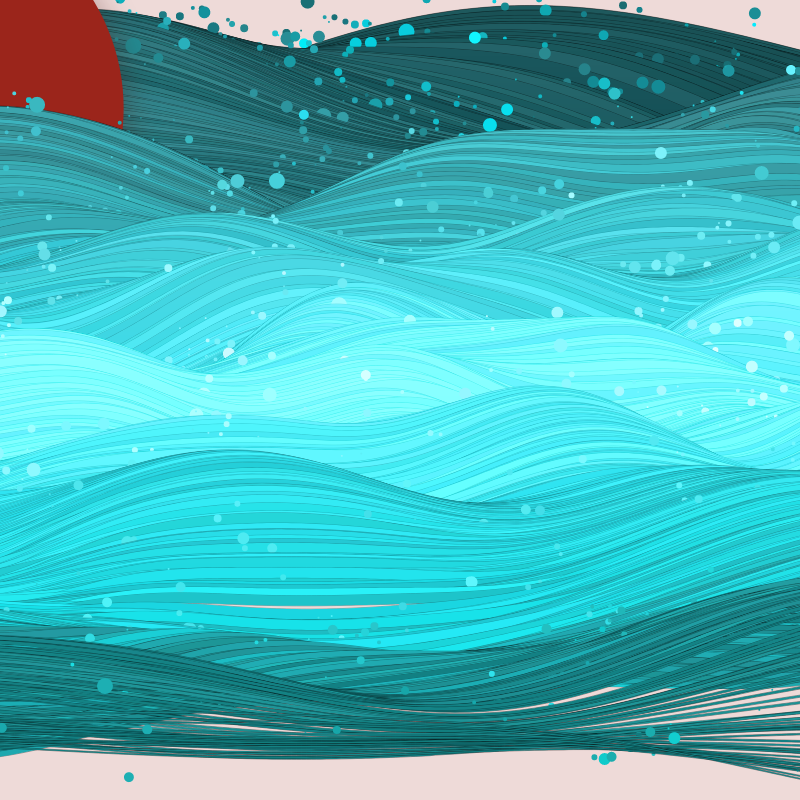 The Ocean Waves #57 static NFT preview