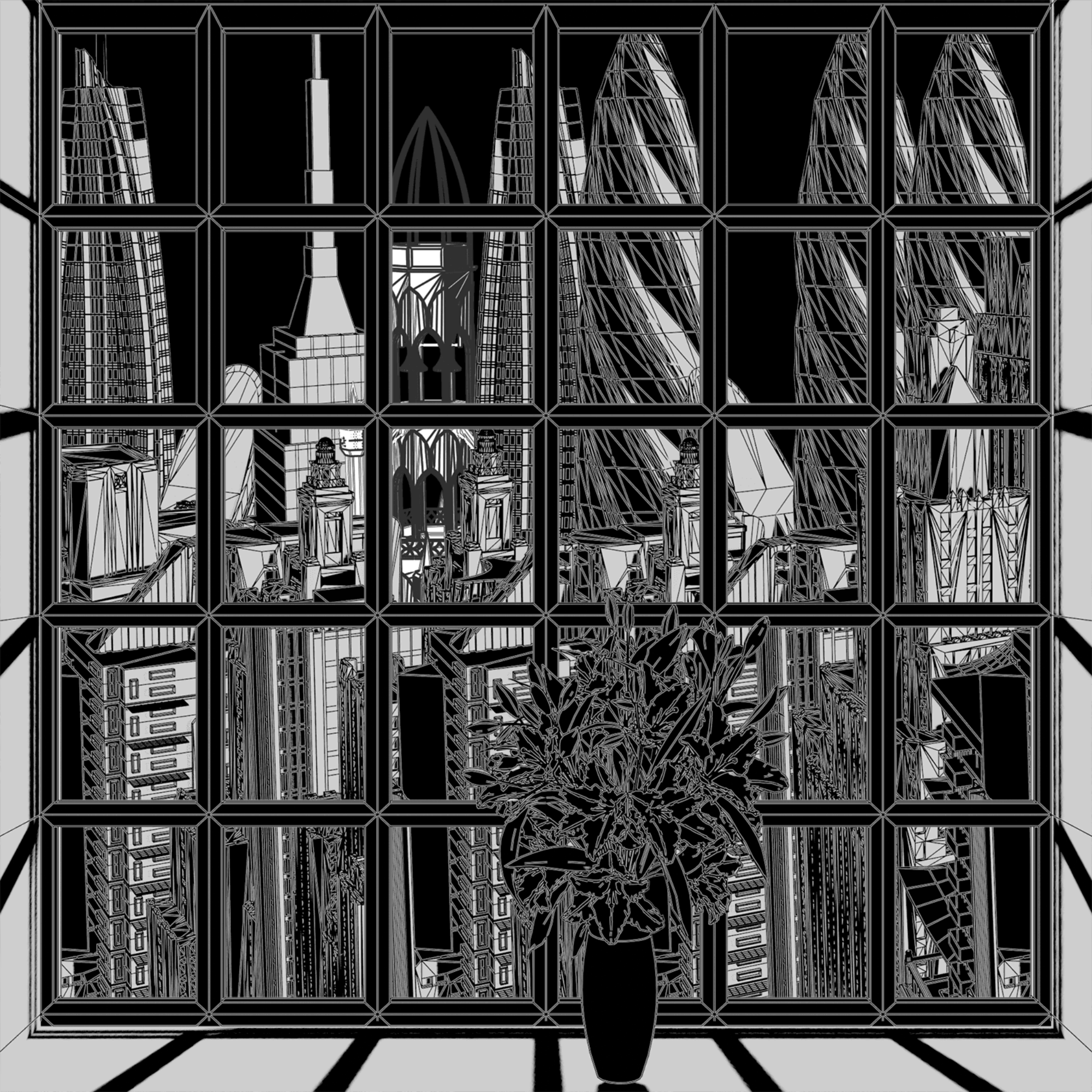 City View #395 static NFT preview