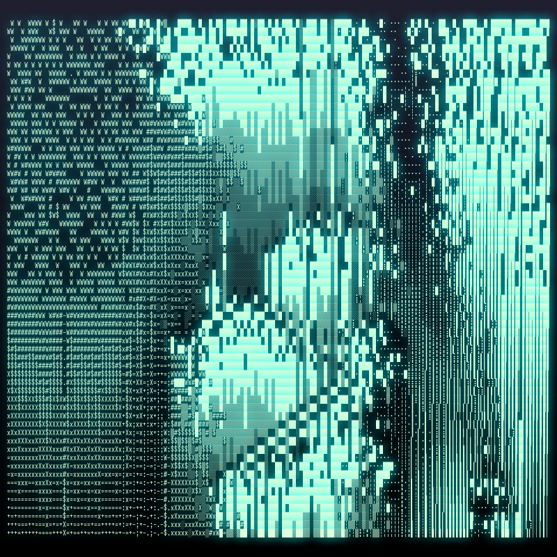 ASCII-SCAPE #133 static NFT preview
