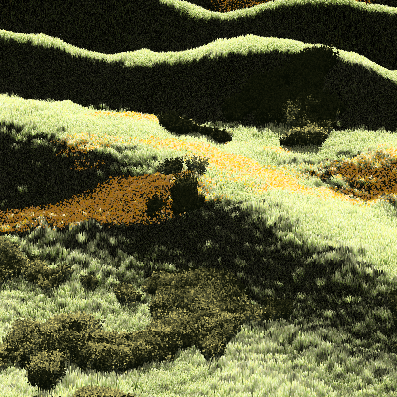 California Hills in Late Sun #116 static NFT preview