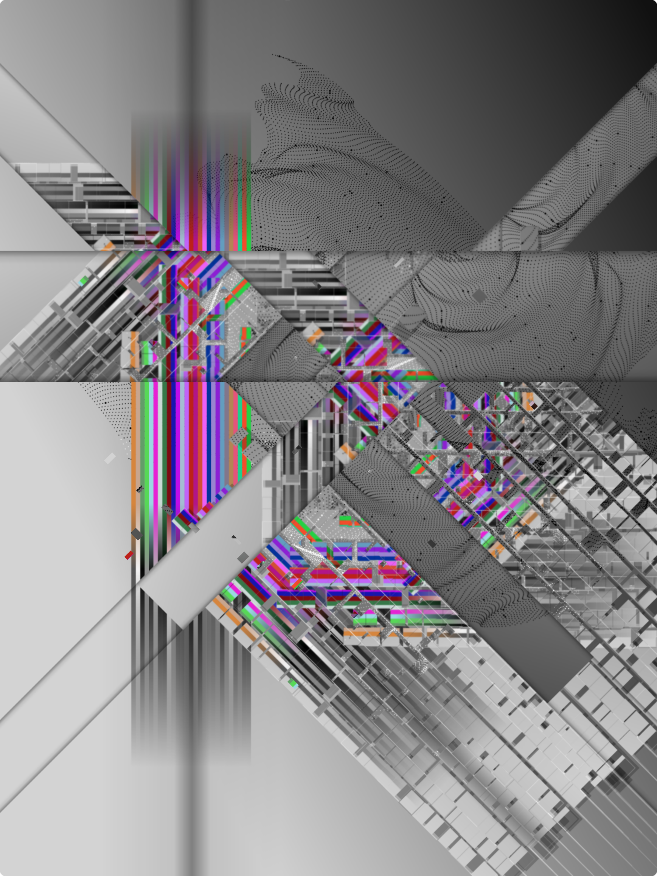 Fronteras en abstracto #31 static token preview