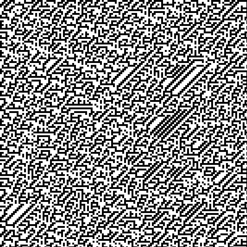 Colored Elementary Cellular Automaton #211 static token preview