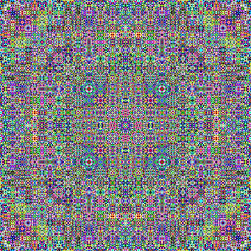 Kaleidoscopic Nexus #33 static NFT preview