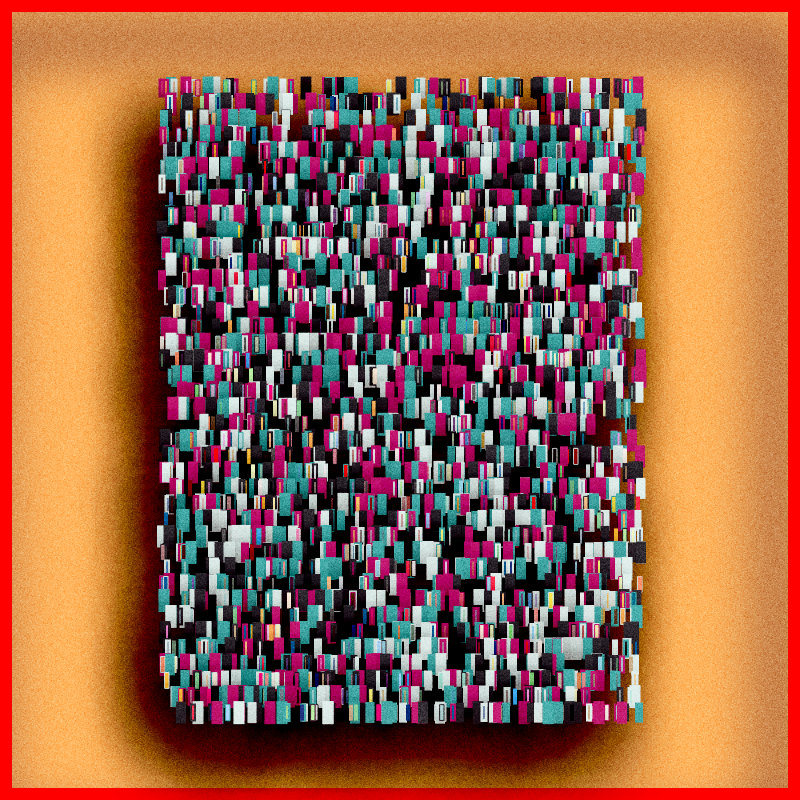 Floating Bookshelves #225 static NFT preview