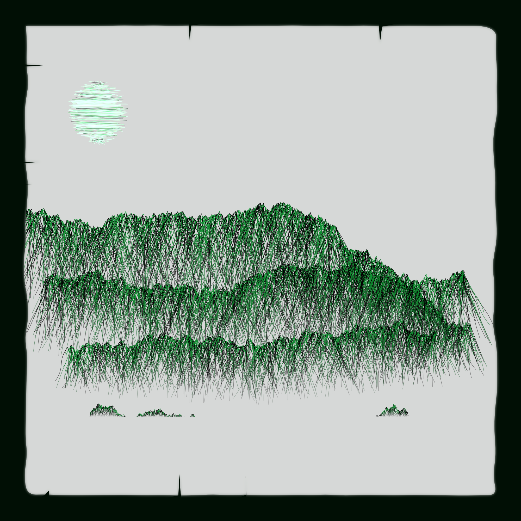 Misty Mountains #51 static NFT preview