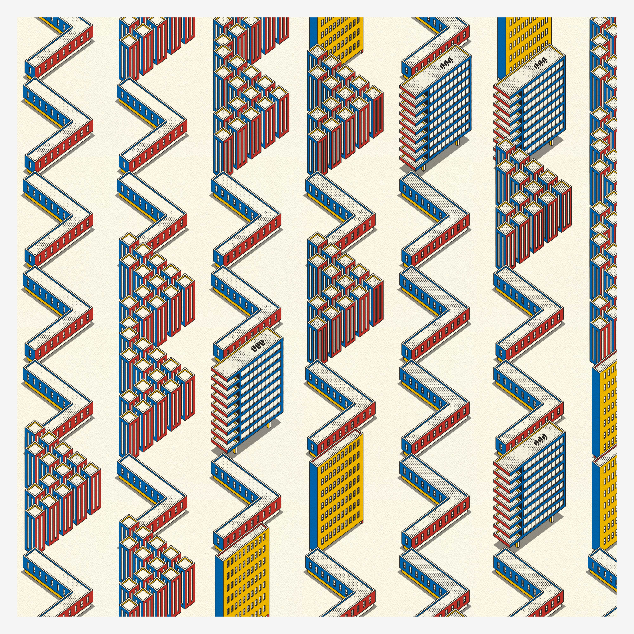 Bauhausstadt #147 static NFT preview