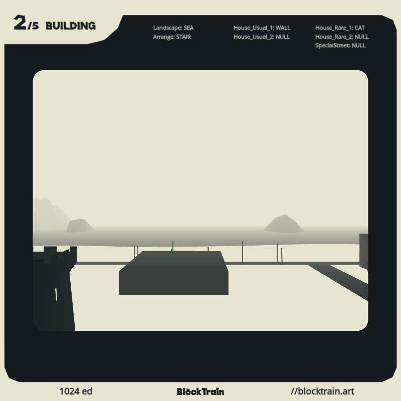 BlockTrain Building #232 static NFT preview