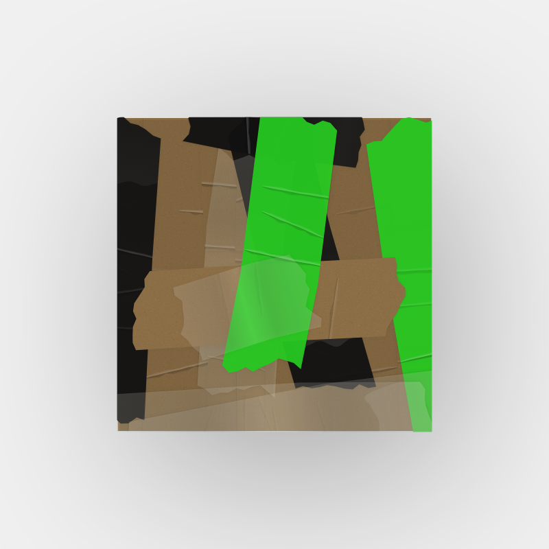 Tape abstract painting 001 #5 static token preview