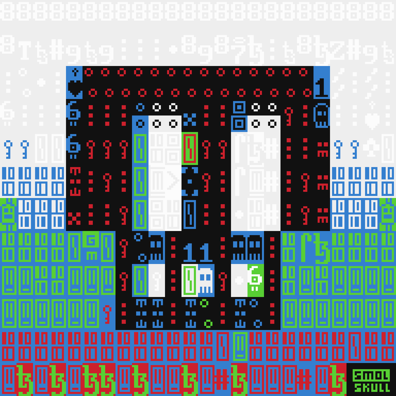 ASCII-SMOLSKULL #399 static NFT preview