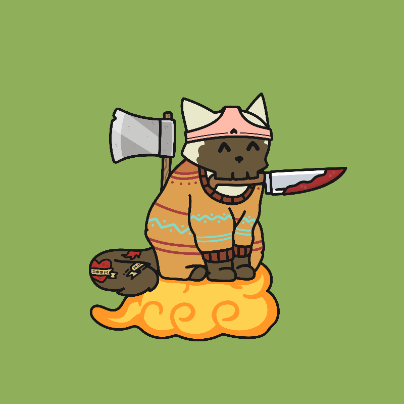 DOOMKATS #375 static token preview
