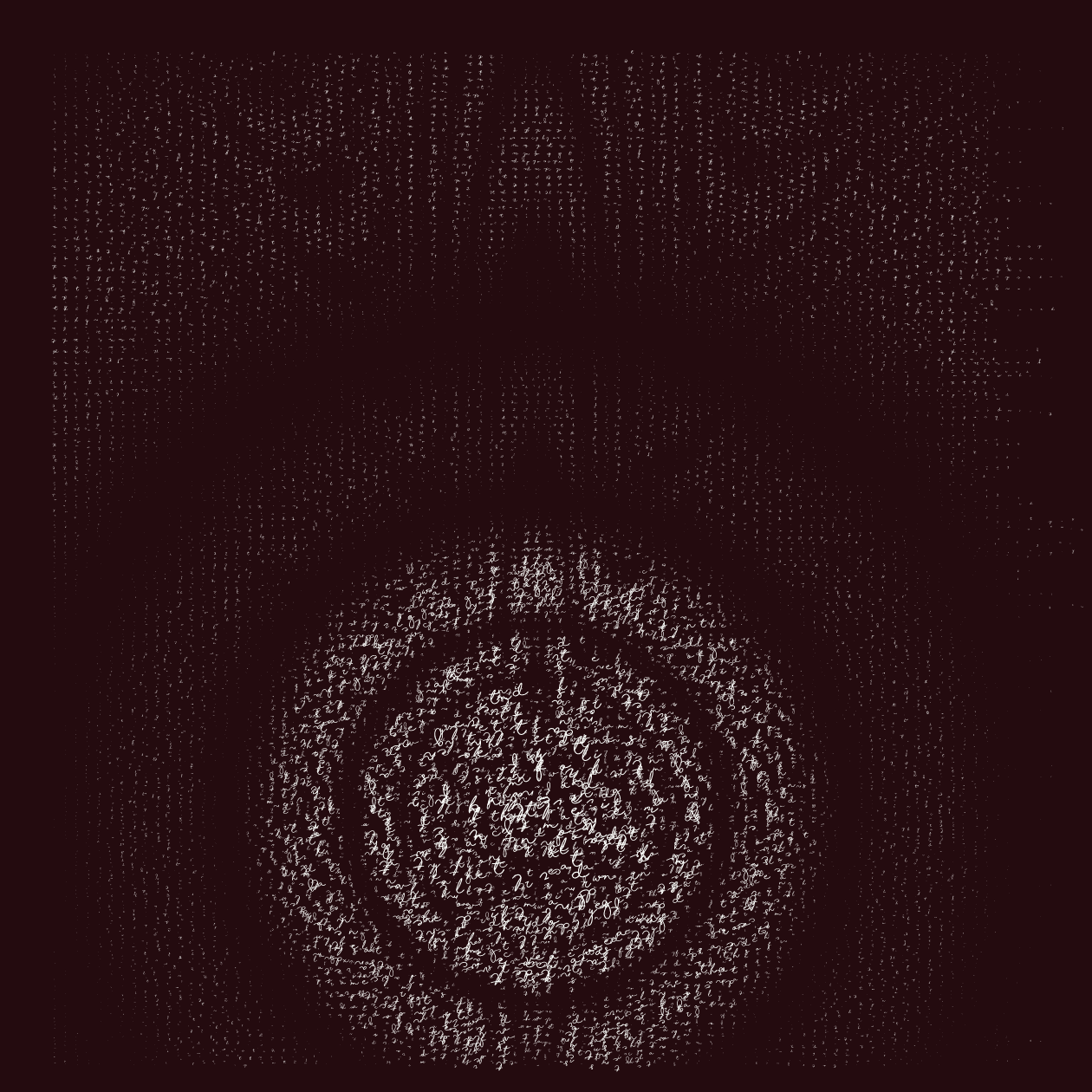 Asemic Writing 1o1 #76 static token preview