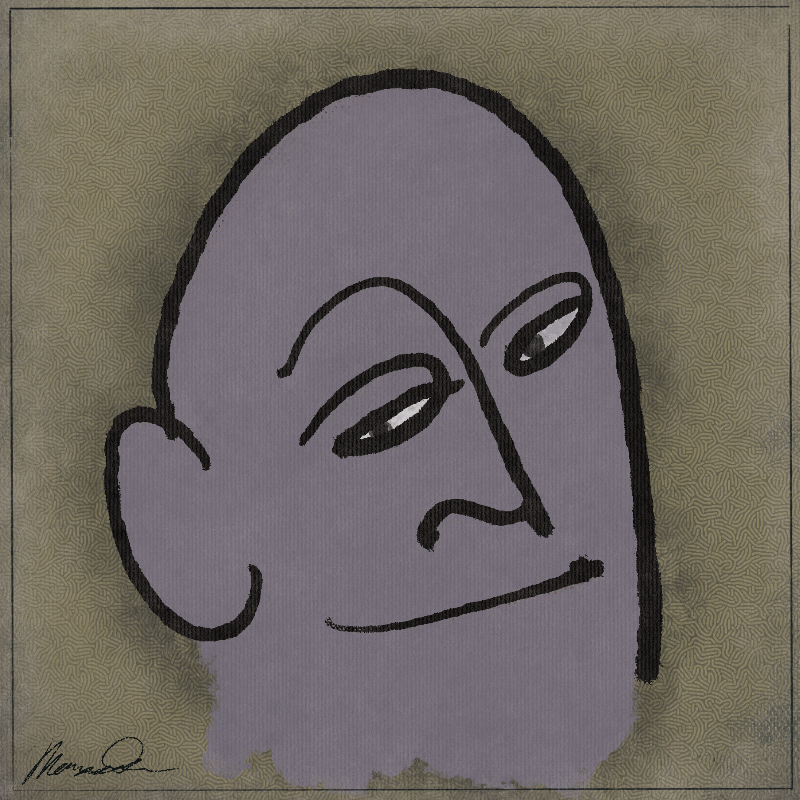 Bored Man #58 static NFT preview