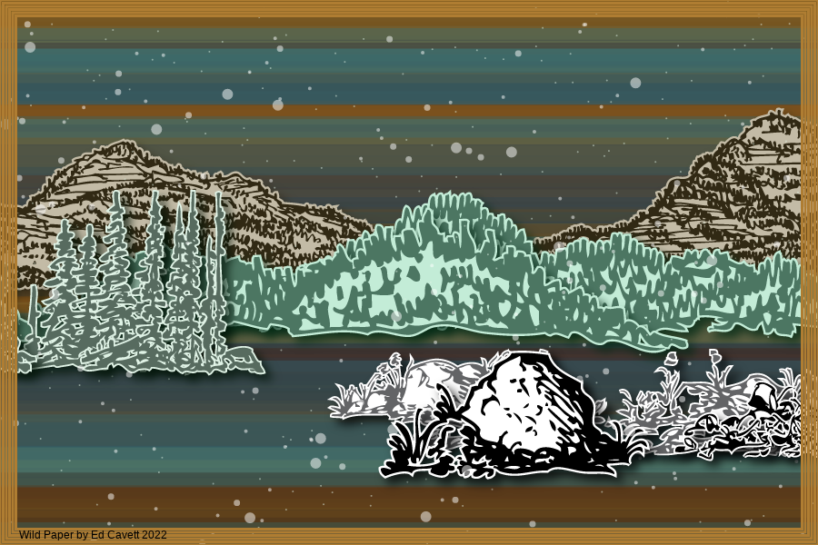 Capture Bigfoot - Wild Paper Series #105 static NFT preview