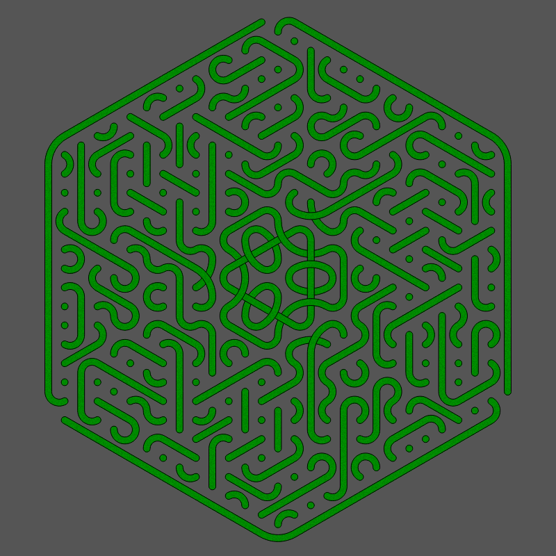 Threefold Symmetry - Dark Variations #464 static token preview