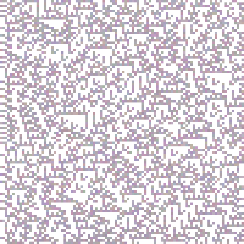 Colored Elementary Cellular Automaton #88 static token preview