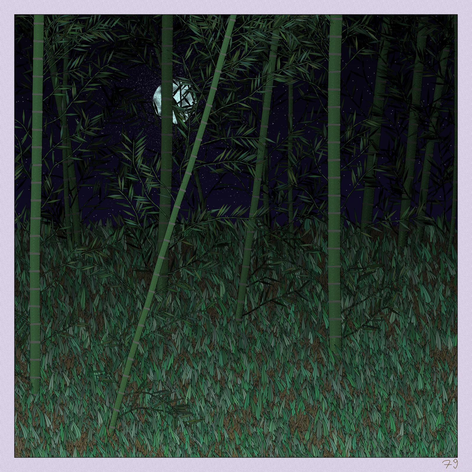 Bamboo #44 static NFT preview