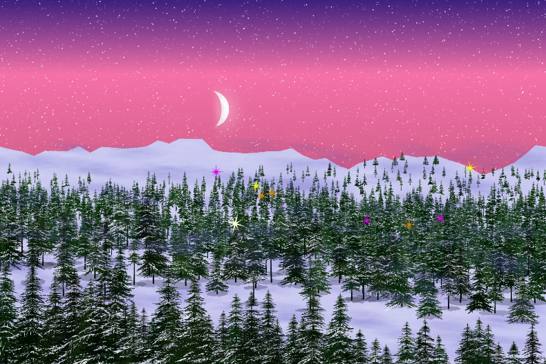 Evergreen Lights #170 static NFT preview