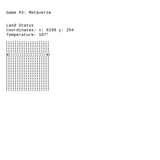 Game 3: Metaverse #12 static token preview