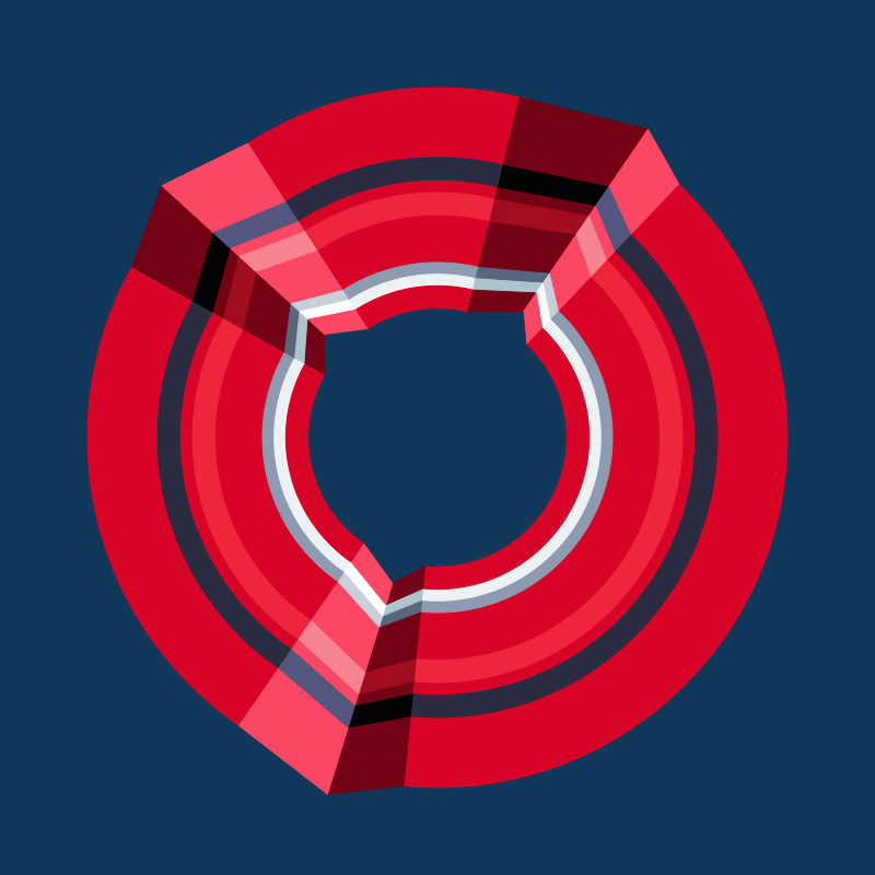 Folded Circle #77 static token preview