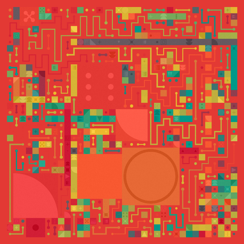 Scattered Pathways #38 static NFT preview