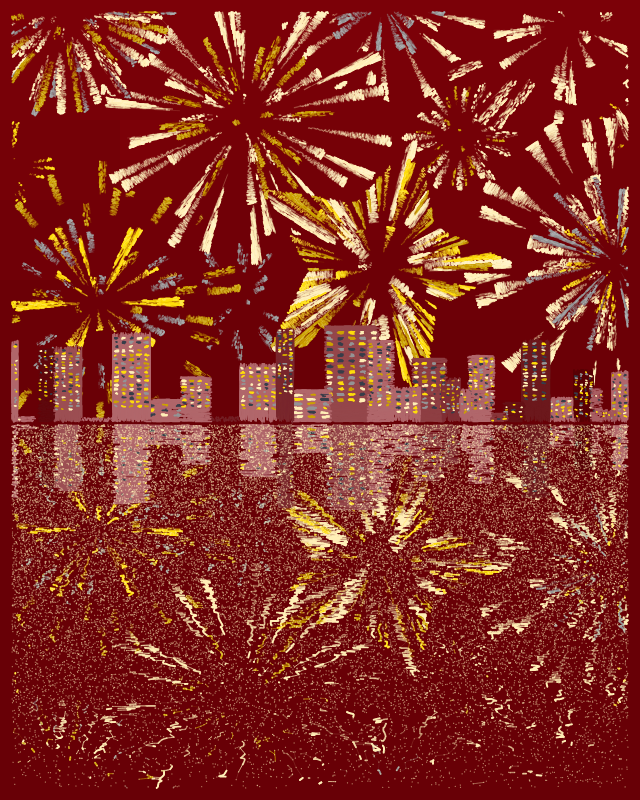Fireworks #28 static token preview