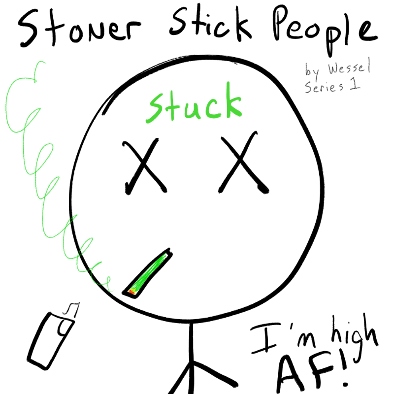 Stoner Stick People #174 static token preview