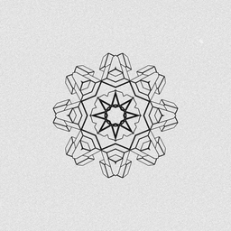 Monochrome Kaleido #134 static NFT preview