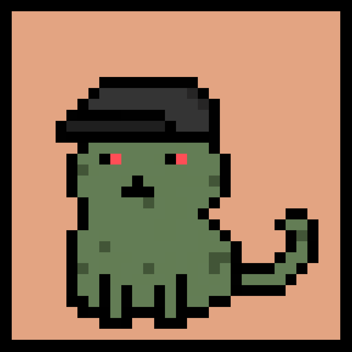 Lazy Kitties #1559 static token preview