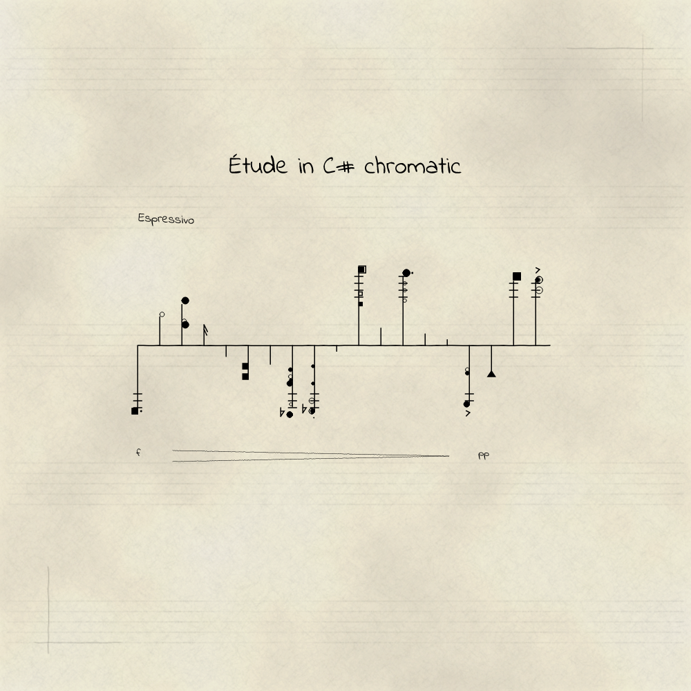 Études(Reissued) #215 static NFT preview