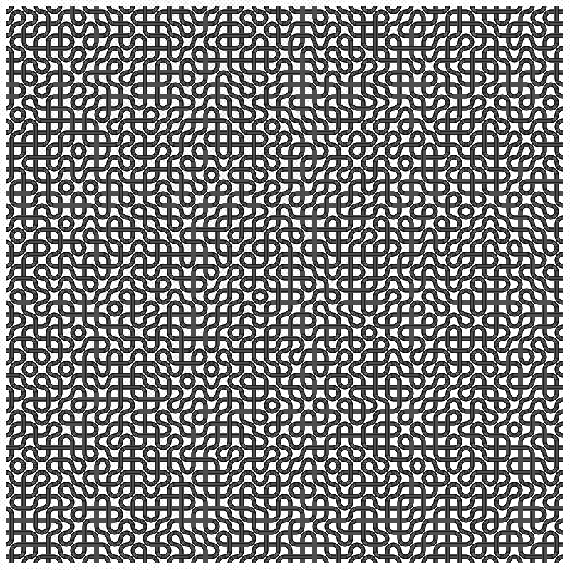 Dirty Interlaced Truchet Tiles #33 static token preview