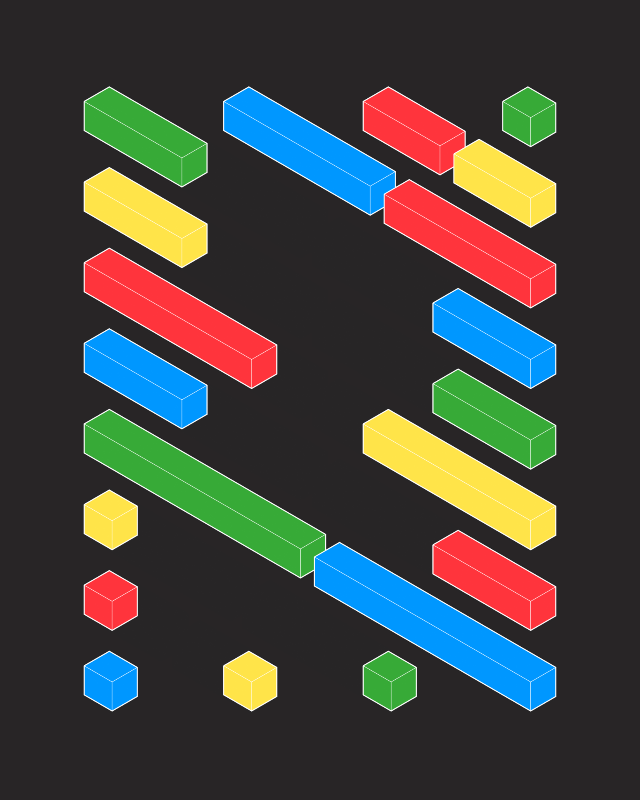 Blocky-Neon #29 static NFT preview