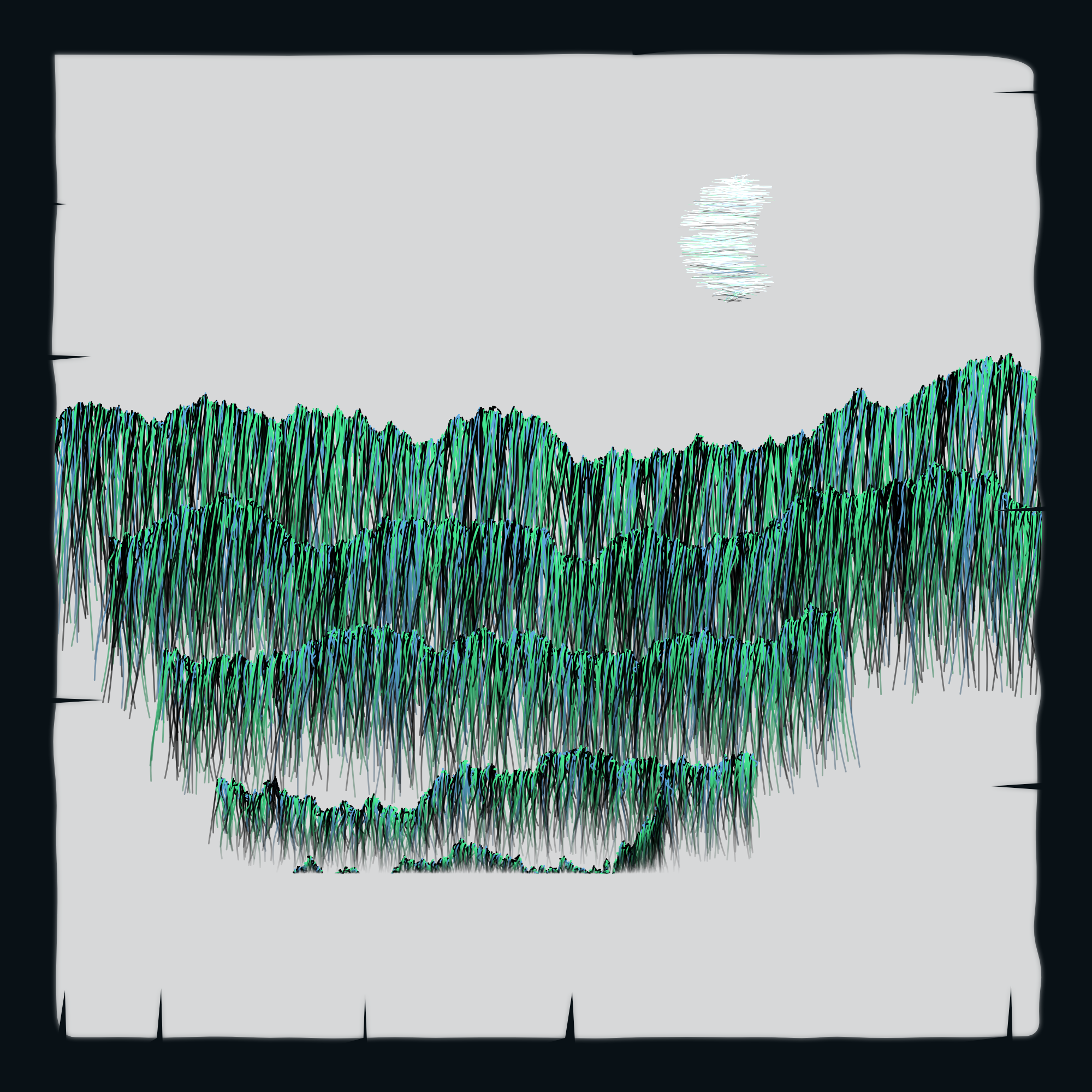 Misty Mountains #52 static NFT preview