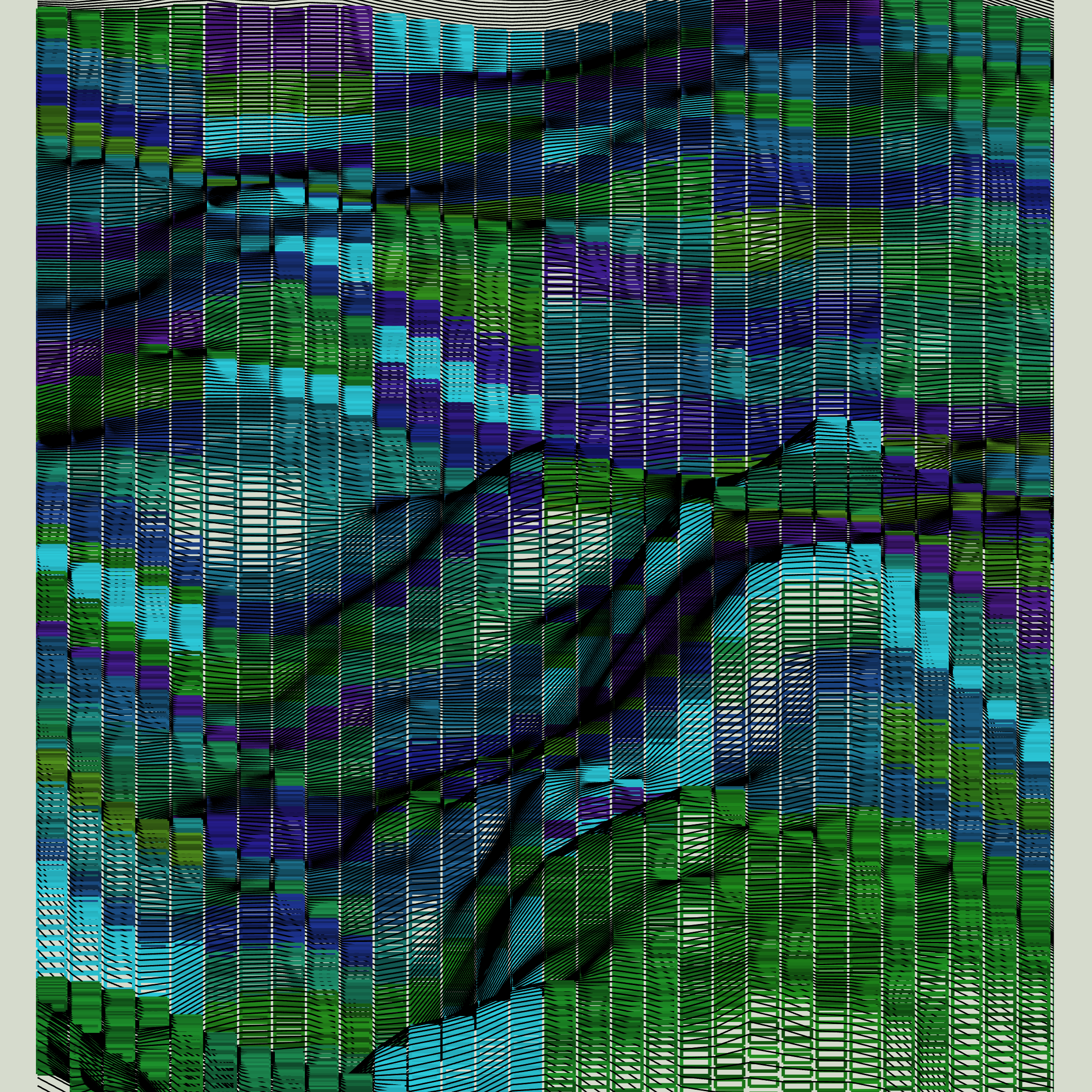 Rainbow mountains #53 static NFT preview