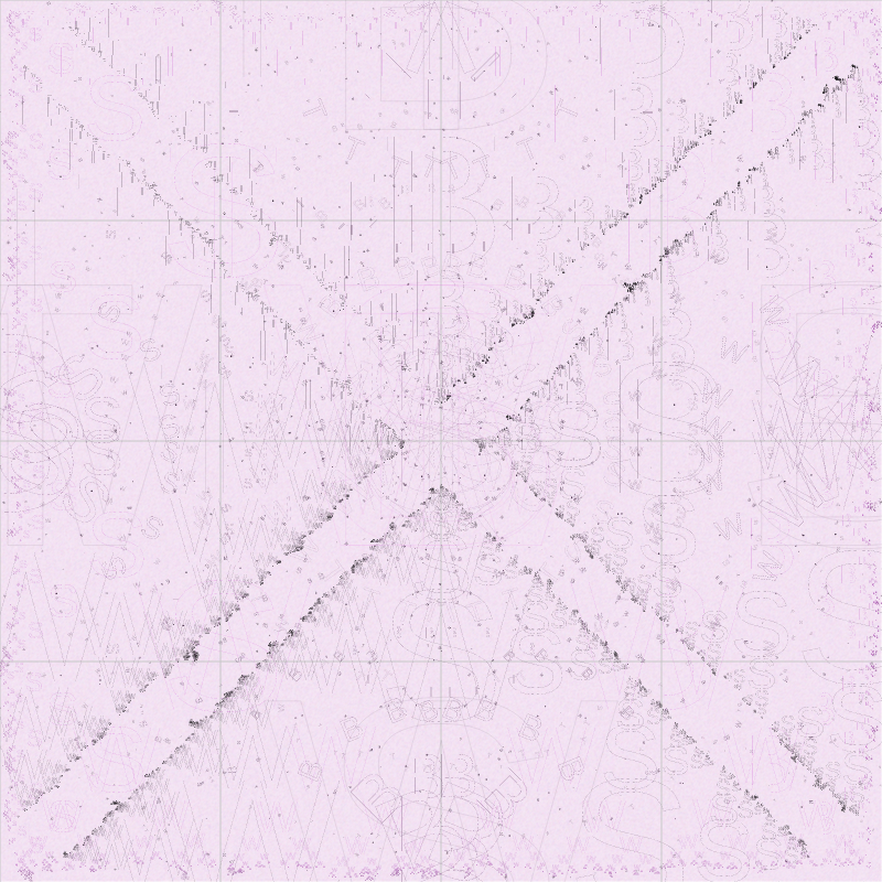 WTBS Logo with Fractals #120 static NFT preview