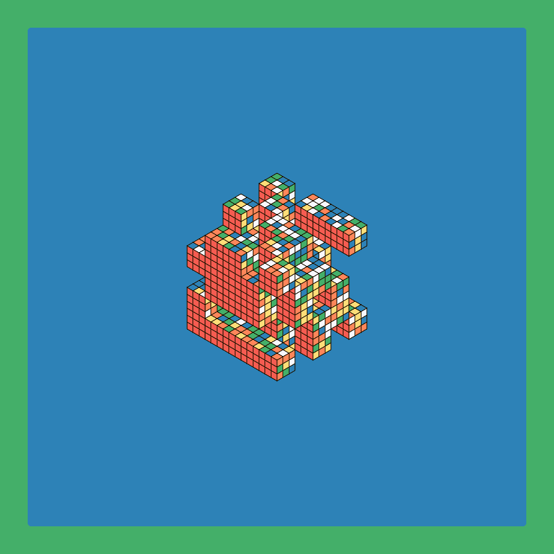 Rubik’s Fortress II #52 static token preview