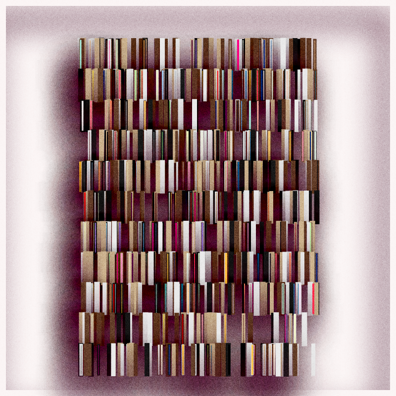 Floating Bookshelves #157 static NFT preview