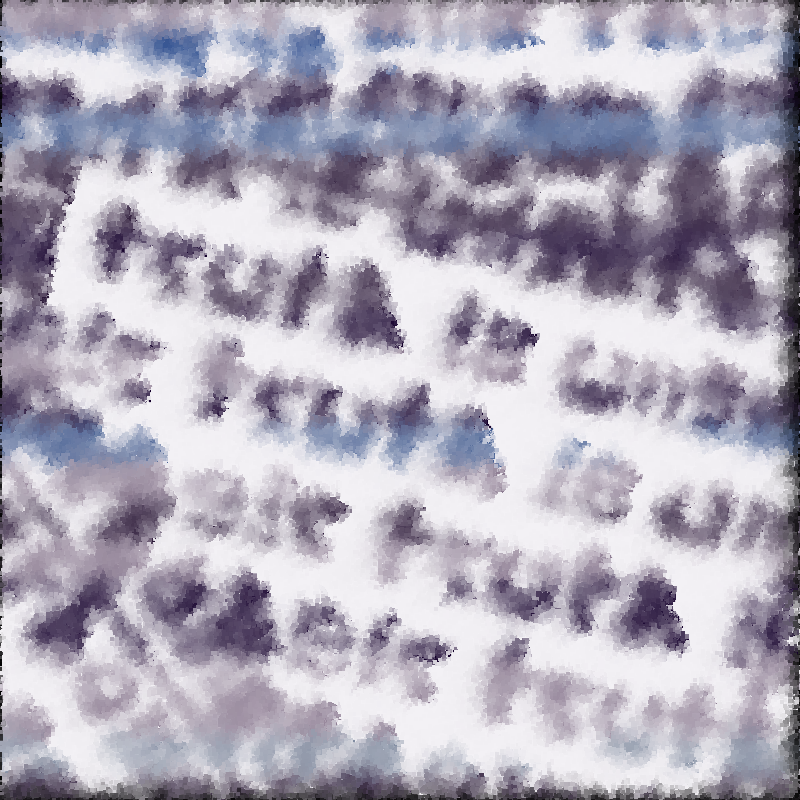THE WORD AFTER US: An AI poetry unreading #456 static NFT preview
