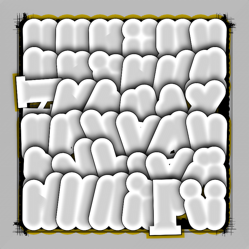 "Alphabetic signs" - (MatrixV2) #61 static token preview