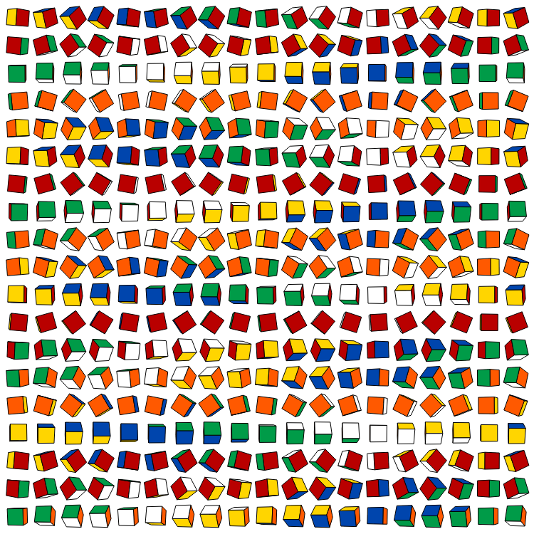 rubikVoxels #54 static NFT preview
